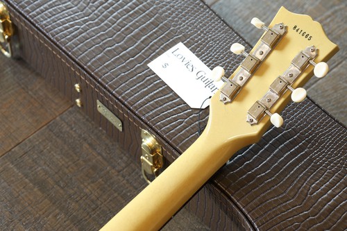 LEFTY! Gibson Custom 1958 Les Paul Junior Double-Cut Reissue TV Yellow +COA OHSC - Picture 21 of 24