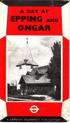 A Day at Epping and Ongar London Transport Publication UK Old Brochure