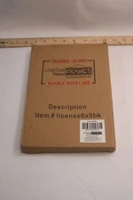 (4-Pk) Creative Frames Business License Certificate Frames Black LICENSE6X9BK