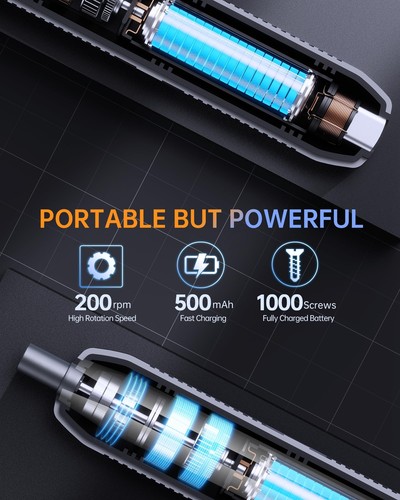 Electric Screwdriver Kit 181 In 1 Mini Precision Screwdriver Set With 162 Magnet - Picture 6 of 7