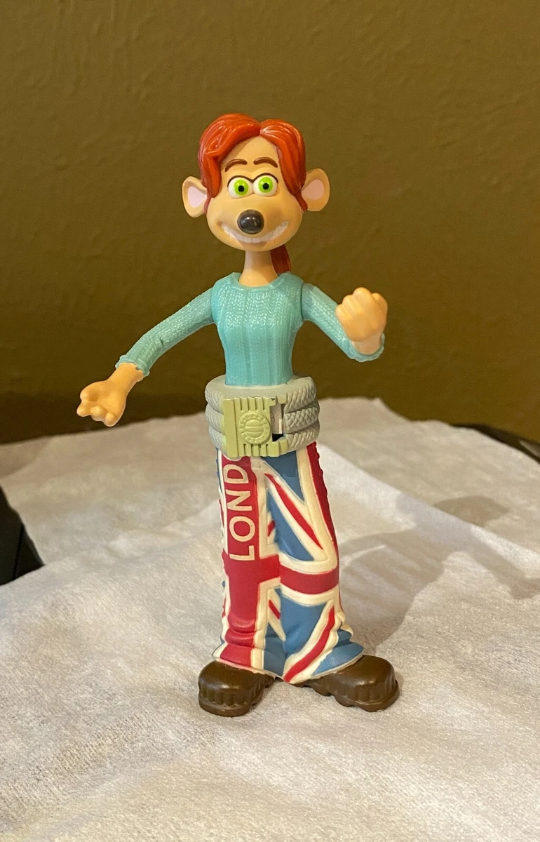 2006 McDonalds Happy Meal Toy Flushed Away Rita Rat British Figurine Doll
