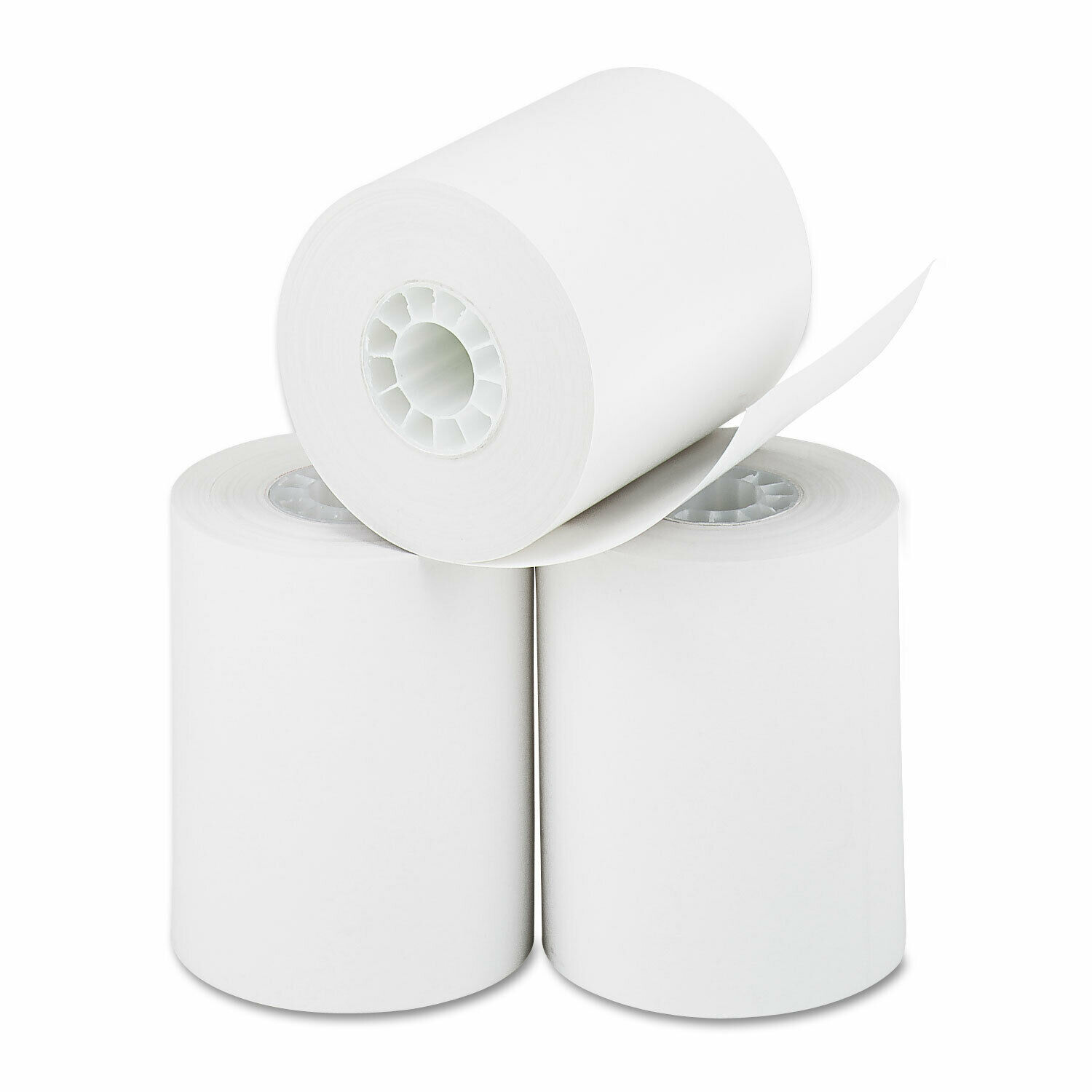 как выглядит Perfection Thermal Paper Rolls Cash Register/Calculator Roll 21/4"x85 ft 12/Pack фото