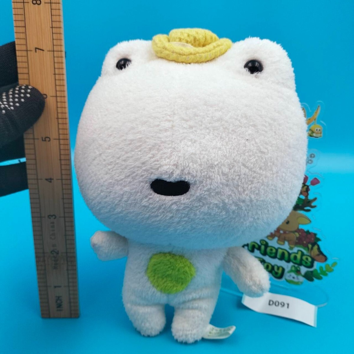 Tsuginohikerori D091 Kerori White Frog San-x Mascot Plush 7