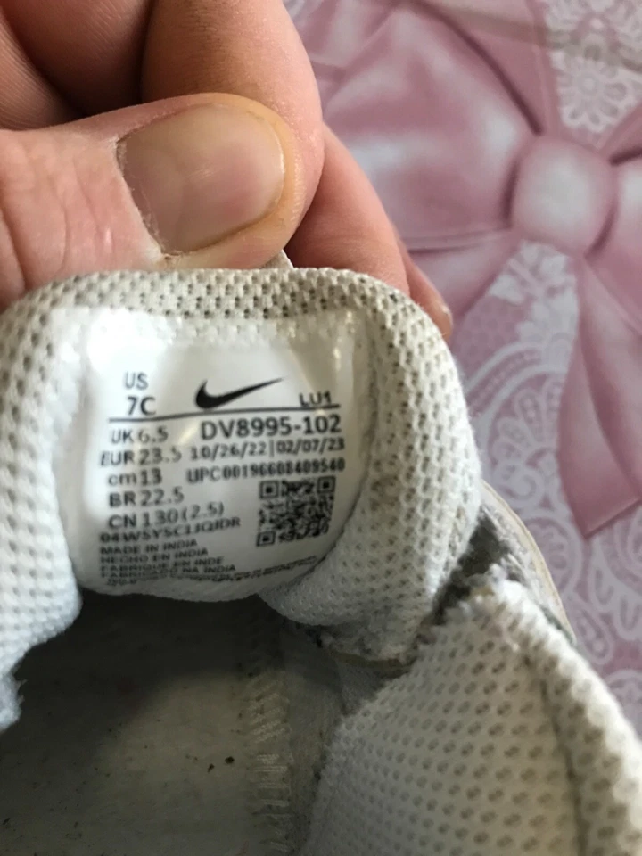 Scarpine Bimba/ Bimbo NIKE colore bianco  - Immagine 2 di 2