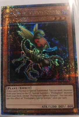 Yugioh Predaplant Ophrys Scorpio Quarter Century Secret Rare MP24