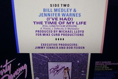 12'' BILL MEDLEY/JENNIFER WARNES---***THE TIME OF MY LIFE (LONG VERSION)*** (NM)