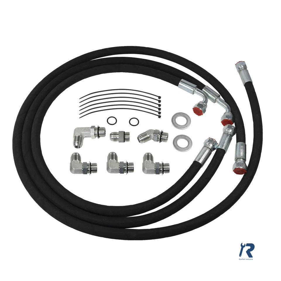 NUEVO Kit de líneas/mangueras de enfriador de transmisión apto para Chevy/GMC 6,6 L 2006-2010 Foto 3 de 4