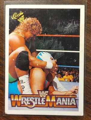 Mr. Perfect (1st match) vs Blue Blazer (1st Match) Classic WrestleMania Card #89