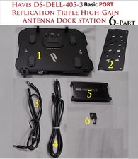 Havis DS-DELL-405-3 Basic Port Replication Triple High-Gain Antenna Dock Station