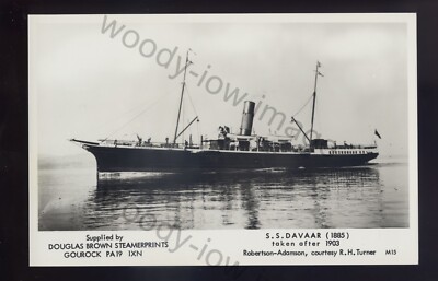 f2140 - Scottish Ferry - Davaar um 1905 - gebaut 1885 - Postkarte