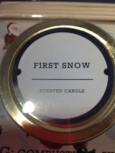 3oz Tin Jar Candle and 2.7 fl oz Oil Diffuser Gift Set First Snow - Threshold - Picture 2 of 4