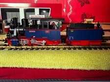 LGB 20261 "Nicki&Frank S" 2-engine steam locomotive, blue/black/red, as new !