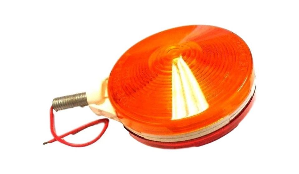 Signal Stat Doppelseitige Montage Lampe 9041 Rot Orange SAE-STPI-80 Lkw Anhänger - Bild 3 von 3
