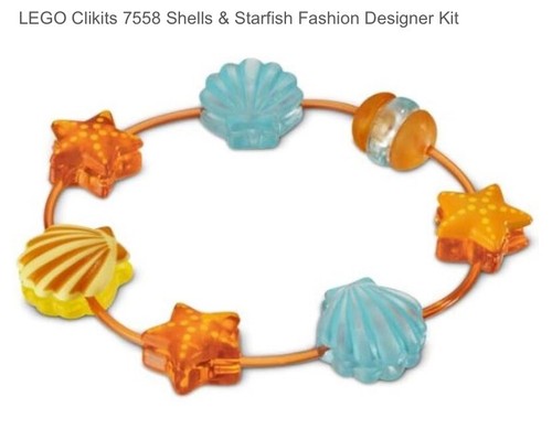 LEGO Clikits 7558 Shells & Starfish Fashion Designer Kit - Picture 2 of 2