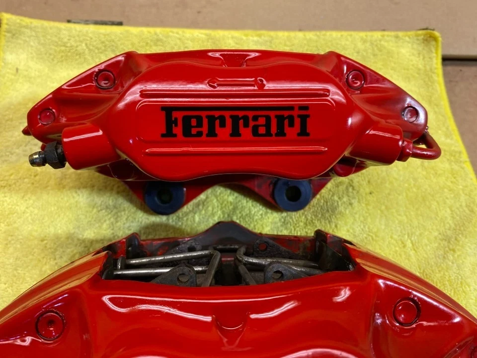 Задние тормозные суппорты FERRARI 355 красные подобранные пара 1998 (вид F1) задние тормоза F355 - Изображение 3 из 4