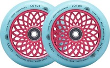 2 X Root Industries Lotus Stunt-Scooter Rouleau 110mm Roues Rose / PU Isotope