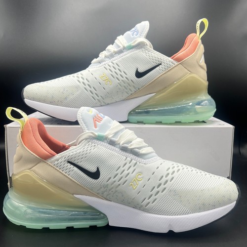 Nike Air Max 270 DQ7642-100 White Sanddrift Pure Sneaker Shoes Men's Sizes NEW | eBay