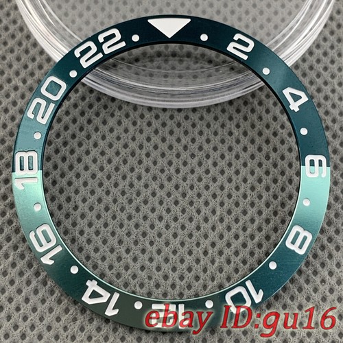38mm Alta Calidad Verde Azul Púrpura Titanio Bisel Inserto Ajuste Estuche Reloj 40mm - Imagen 28 de 37