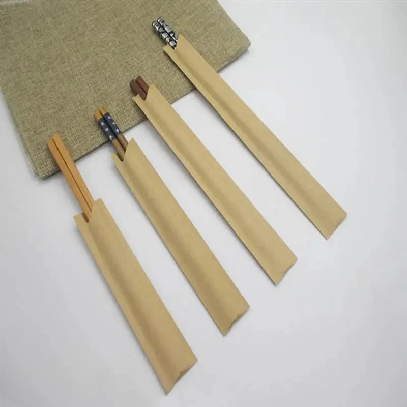 Papiertaschen für Essstäbchen Wasserdicht umweltfreundlich Einweg Verpackung - Bild 4 von 4