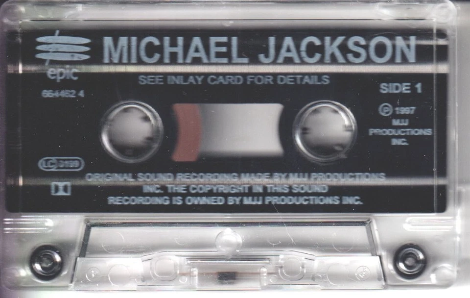 Michael Jackson Blood On the Dance Floor cassette Europe Epic 1997 cassette - Image 3 of 3