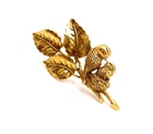 Vintage Costume 1928 Jewelry Co. Mother & Baby Bird Nest Gold Tone Brooch Pin