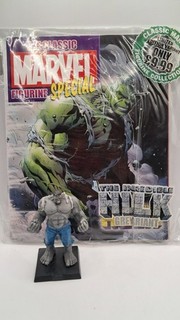 Marvel Classic Figure Collection #12 Incredible Hulk Grey Variant & Magazine