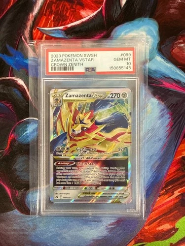 2023 Pokemon Zamazenta VSTAR 099/159 Crown Zenith English PSA 10 GEM MT Ultra