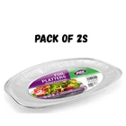 Pps disposable Foil Platter tray 35cm 2s.
