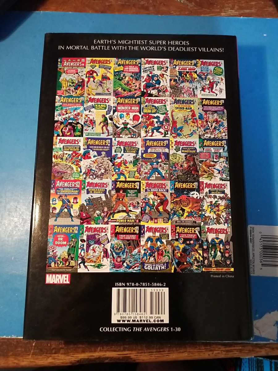 Avengers Omnibus Vol 1 Marvel Comics Jack Kirby Cover HC CM-4 | eBay