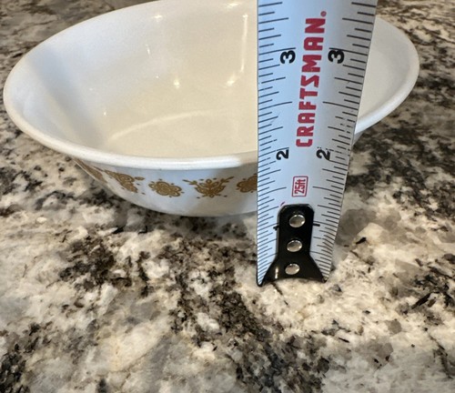 Corelle Butterfly Gold Cereal Bowls SET (5) 6 1/4” LOT Vintage Retro Corning - Picture 12 of 12