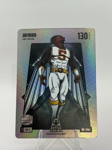 Bo Jackson Battle Arena JAYBIRD ~ 1ST EDITION ~ Silver Battlefoil SBF-11