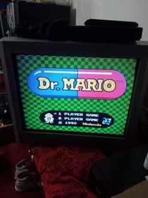 Nintendo NES Top Loader Console NES-101 Bundle Game Dogbone Controller Tested