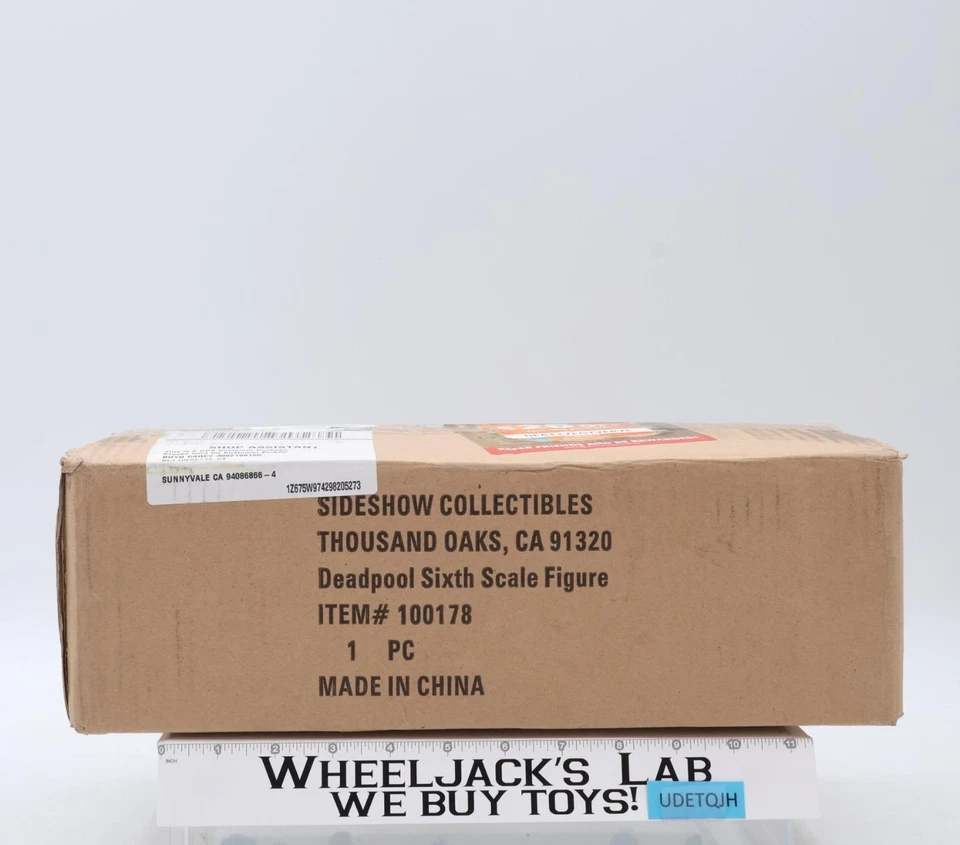 #100178 Deadpool Marvel Comics Sideshow Collectibles escala 1:6 NUEVO SELLADO Foto 3 de 4