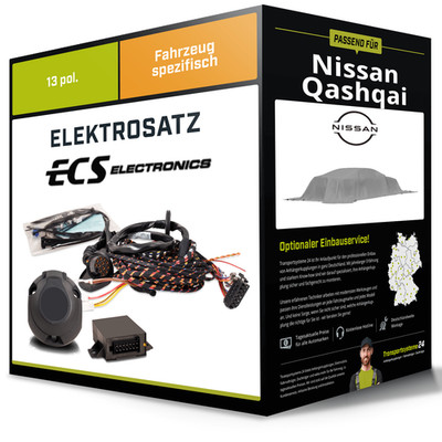 Elektrosatz 13-pol spezifisch für NISSAN Qashqai 05.2019-jetzt NEU inkl. EBA