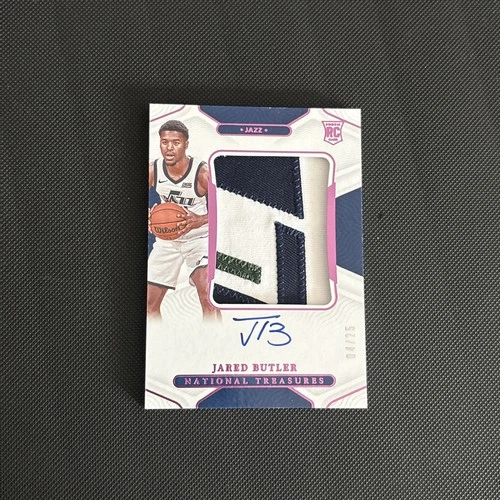 2021-22 National Treasures Rookie Patch Auto Jared Butler #136 Fotl purple /25
