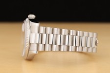 ROLEX MENS DAY-DATE 118239 SILVER ROMAN DIAL 18K WHITE GOLD PRESIDENT 36MM WATCH 5