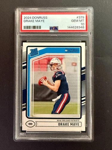 2024 Panini Donruss - Rated Rookie Drake Maye #379 (RC) PSA 10
