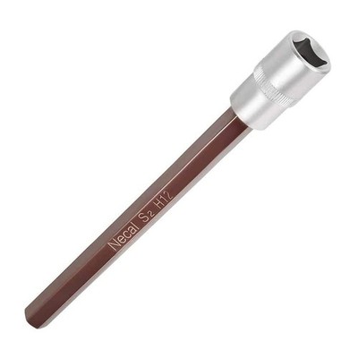 Utoolmart 1/2'' Drive x 12mm Extra Long Hex Bit Socket, 200L*H12, Silver 