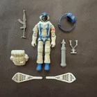1985 HASBRO GI JOE COBRA SNOW SERPENT v1 FIGURE 100% COMPLETE TIGHT WHITE MT-
