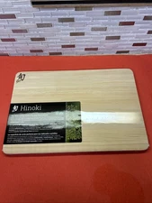 Shun Cutlery Large Hinoki Cutting Board, 17.75" x 11.75" Large Wooden Open Box