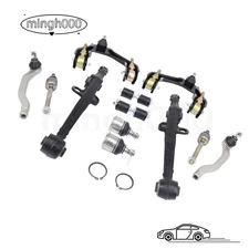 For 90-93 Honda Accord 2.2L 12X Front Upper Lower Control Arm Tie Rod Ball Joint