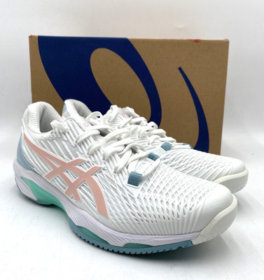 ASICS SOLUTION SPEED FF 2 Women's NEW Sneakers White/Frosted Rose Multi Sizes