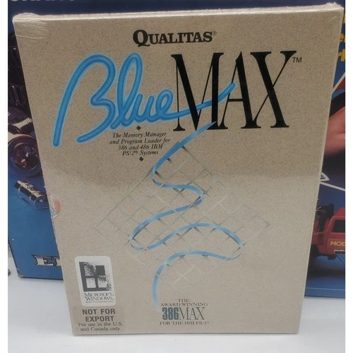 QUALITAS BLUE MAX MEMORY MANAGER AND PROGRAM LOADER FOR 386/486 IBM/PS2 SYSTEMS
