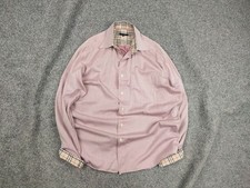 Vintage 90's Burberry London Light Pink Nova check Button Shirt