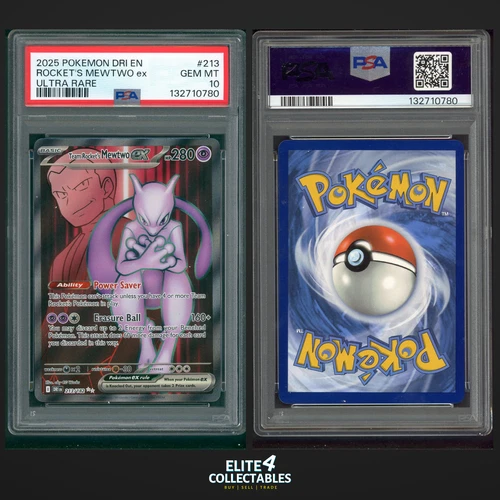 Team Rocket's Mewtwo EX 213/182  - PSA 10 (Destined Rivals)