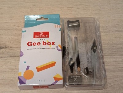 Radius Mathematical Instruments Box 9 Stück gee Box schwarz
