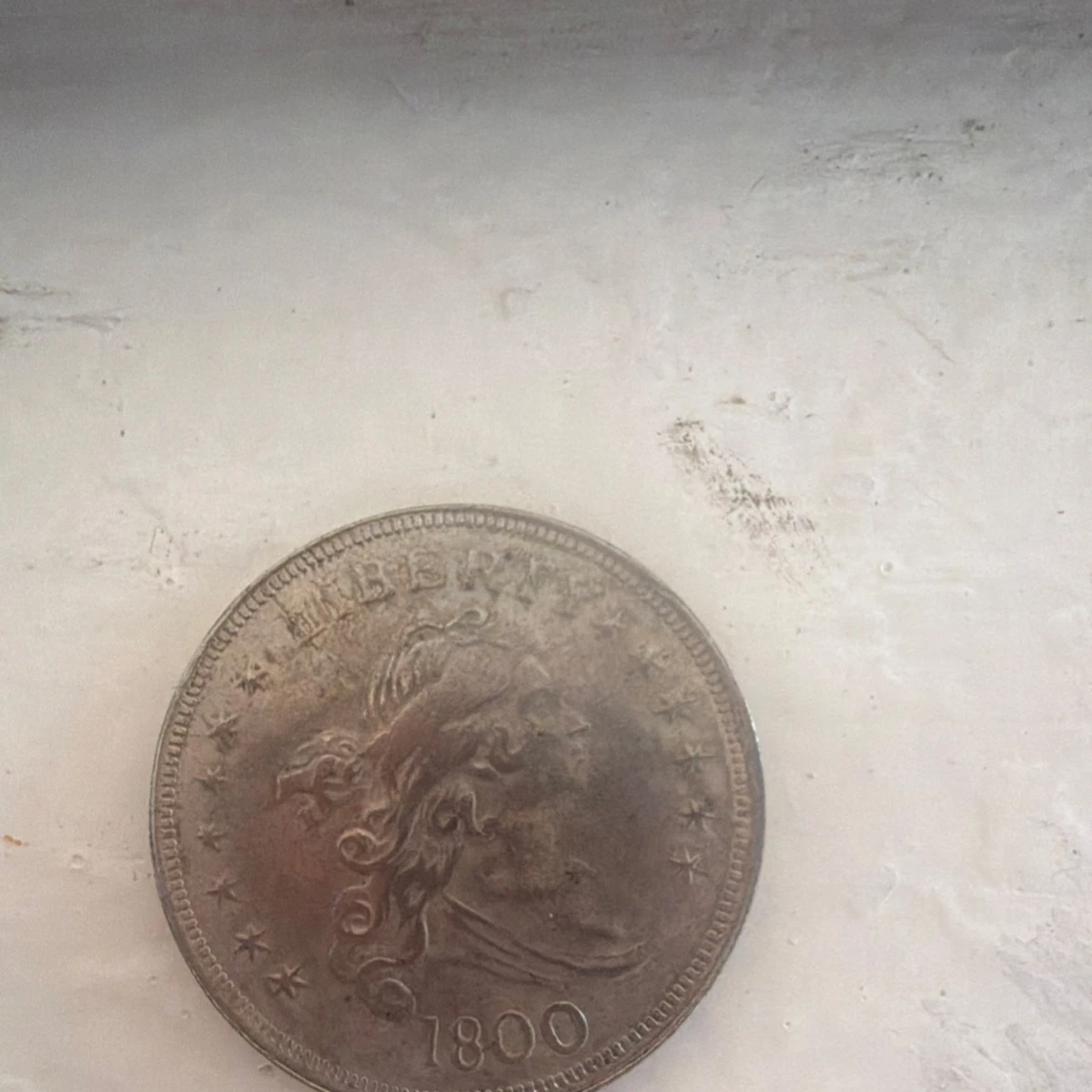 米国 1800年 本物ドレイプドバスト 1ドル銀貨 古銭 米国 1800年 本物