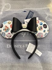 Disney X Dooney  Bourke Disney Buttons Minnie Ears Head  Disney Parks Exclusive