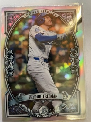 2026 Bowman Baseball Freddie Freeman Bowman Sterling Refractor #BST-2 Dodgers