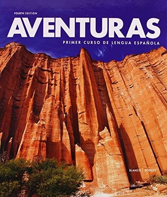 AVENTURAS-TEXT ONLY By Vista Higher Learning - Hardcover **Mint Condition**